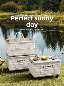 TAOXIAOHE | Portable Folding Storage Box With Wheels