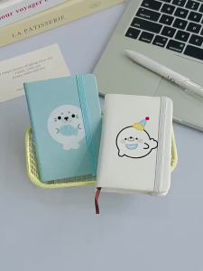 Sổ Tay Nhỏ Gọn Bỏ Túi Hình Chú Hải Cẩu Hoạt Hình A7 Sổ Ghi Chú Học Sinh Với 50-100 Trang Phong Cách Dễ Thương Nhật Bản Hàn Quốc