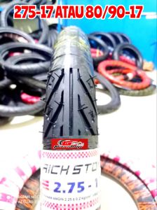 BAN LUAR MONTOR 275-17 atau setara 80/90-17 ban belakang ban honda ban ring 17 ban bebek ban supra revo satria jupiter ban richstone 275-17 ban zigma ban bebek Ban Montor ban luar ring 17 ban luar 275-17 ban 275-17 ban 80/90-17 ban motor ban belakang r17