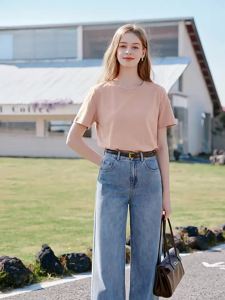 XIANGYING | Lightweight Regular Shoulder Short Sleeve T-Shirt