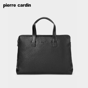 Pierre Cardin | Túi Xách Công Việc Da Thật Mới 2026