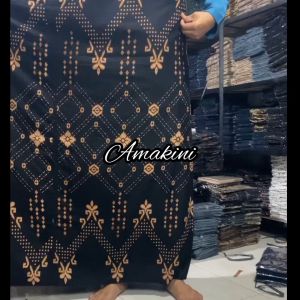 Sarung / Sarung Batik Terbaru Motif Wadimor / Balimon Hitam / Sarung Santri