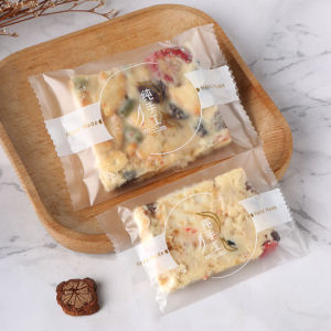 Handmade Baking Snowflake Snack Bag Self-Sealing Sticker Candy Small Cookie Machine Sealing Bag Kitchen Baking Supplies