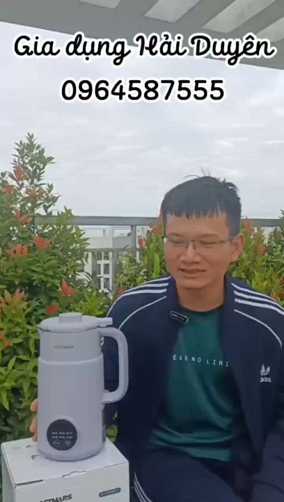 Máy làm sữa hạt mini OSTMARS hàng nội địa trung (Có in tem hướng dẫn sang tiếng việt kèm theo ) thiết kế đẹp mắt dung tích 800ml 6 chế độ say nấu tự động nấu sữa hạt ngon nhanh chín