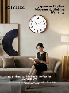 RHYTHM | Retro Style Luxury Home Clock