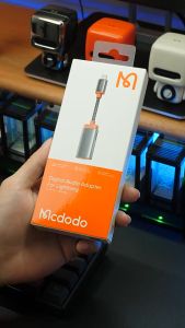 ORIGINAL MCDODO ADAPTER AUDIO SPLITTER COMPATIBLE FOR APPLE SPLITTER EARPHONE AUDIO CONVERTER ADAPTER