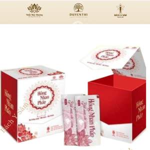 HỒNG NHAN PHẤN BỔ XUNG NỘI TIẾT TỐ MỜ NÁM  bl13 BẠCH LINH BÁCH Y SÂM  (hộp 30gói x 3 gr)