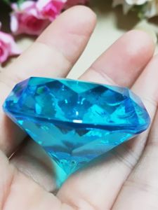 Large Non-Porous Diamond Childrens Colorful Gem Toy Childrens Play House Treasure Acrylic round Diamond Counter Ornaments