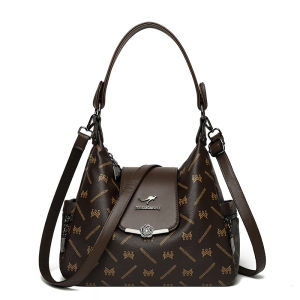 Kangaroo Genuine Leather Ladies Crossbody Bag Dumpling Shape Underarm Bag Handbag Single Shoulder Bag Soft Handbag for Women