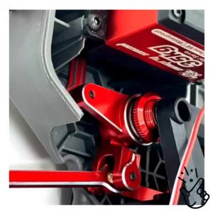 Komponen pemandu Servo Rod untuk Hyper GO MJX 1/10 10208 OP aksesori Metal Upgrade Parts Kit Rc Model Crawler kereta lori Buggy
