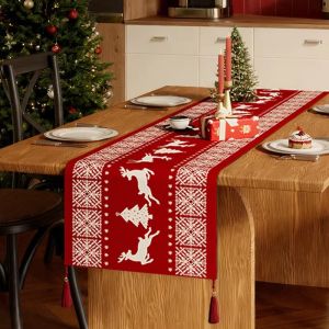 HOUGOUXIANG | Red Luxury Chinese Decorative Tablecloth