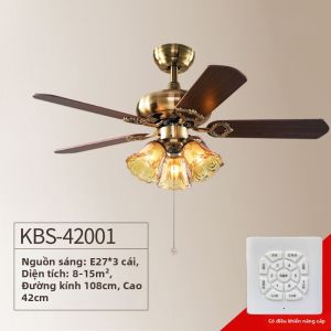 MINGRU | Quạt Thông Gió và Đèn chùm 42 Inch