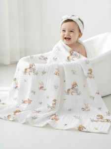 TONGKUI | Khăn Tắm Bé Cotton 6 Lớp