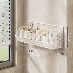 WUBUWEI | No-drilling Multifunctional Wall-mounted Bathroom Shelf