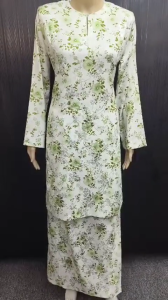 Baju Kurung Pahang TIARA Exclusive Chinese Silk #KP25102 BBStml