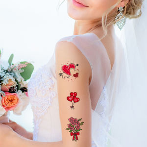 WOOLOVE New Christmas Tattoo Stickers Random Color Children Kids Cute Cartoon Transfer Face Arm Body Art Festival Party Makeup Tattoo Decals Decors