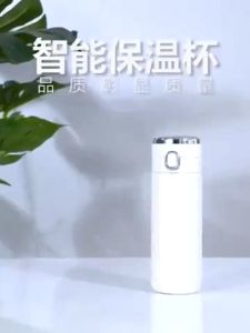 Termos Tumbler Mini Air Panas Stainless Steel 420ml Thermos Suhu LED Botol Minum Portable