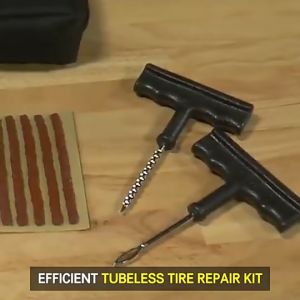 Car Motorcycle Tire Repair Self Vulcanizing Tubeless Tyre Puncture Repair Kit Penampal Tayar Kereta Bocor Berlubang 補胎膠條
