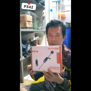 P342 BENTLY BENTY ORIGINAL GARANSI SNI MIC JEPIT WIRELESS FULL CAS SINGLE MICROPHONE WIRELES CHAS CL
