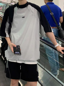 plus Size 300 Pounds Men Women Short Sleeve Shorts Set Summer New Style T-Shirt Five-Piece Pants Two-Piece Set Casual Sportswear