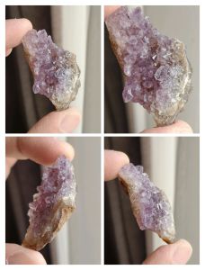 หิน อเมทิส ผลึกขนาดเล็ก ( ไซส์ M ) น่ารักน่าสะสม มีให้เลือกหลายชิ้น ( ราคาต่อชิ้น )( Amethyst ) Size M🌿 ขนาด ประมาณ 2-4 ซม.🌿 มี VDO ให้ชมครับ