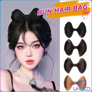 Need. Bow knot Style Hair Accessories Hairpin Bun Wig synthetic fiber Hair Extensions