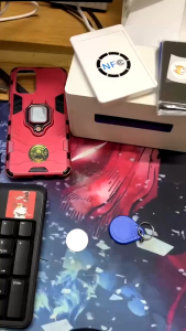 Thẻ NFC Ntag215 dùng lưu trữ thông tin làm cardvisit 1 chạm đọc ghi bằng điện thoại