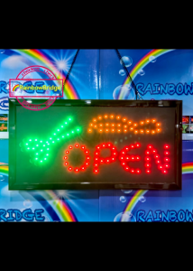 OPEN TING - RAINBOW BRIDGE Energy saving light billboard LEDSIGN LED (New-Small) #SIZE:W48cm #881