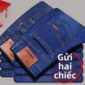 JIFANPAUL | Quần Jeans Nam Dáng Đứng Co Giãn Bền