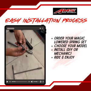 Magic Lowered Spring Front Shock Lowering Kit for Click 125 150 160 Lowered Setup Pang Porma