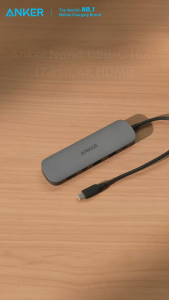 Anker USB C Hub 7-in-1 Multi-Port USB Adapter 4K 60Hz USB C HDMI 85W Power Delivery USB C Data Ports SD/TF Card A83D2