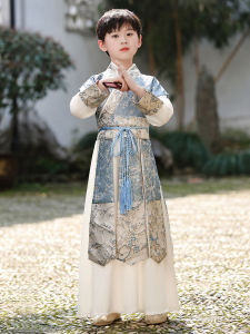 Spring Summer Hanfu Childrens Performance Clothes National Learning Style Master Boy Elementary School Outfit Tang Costume