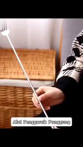 LZ SG Alat Garuk Punggung Model Pulpen Stainless Steel / Teleskopik Tongkat Penggaruk Tubuh Pundak