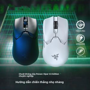Chuột Chơi Game Razer DeathAdder V3 Pro Có Dây & Không Dây Siêu Nhẹ 63g Cảm Biến Quang Học 30K DPI Dành Cho Tay Phải Giao Diện USB