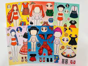 Set 6in1 sticker Kpop Hunter phong cách chi bi