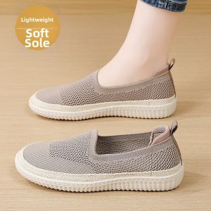 CUOYI | Breathable Slip-on Walking Shoes for Elderly Women