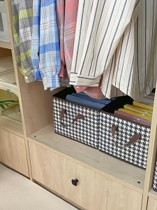 【 In Stock 】Foldable Clothes And Pants Storage Box Large-capacity Wardrobe Storage Box Drawer-type Multifunctional Storage Box Kotak Penyimpanan Pakaian衣物收纳箱