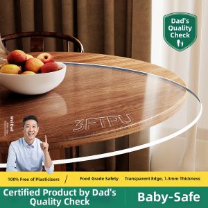 ZTION | Waterproof Grease-proof No-wash Heat-resistant Round Table Mat