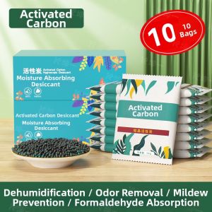 Dehumidifying Carbon Activated Charcoal Moisture Absorbing Bag Household Indoor Use Anti-Mold Dryness Control Box Set