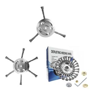 [Aneng】 bàn chải dây thép cắt tỉa 6 inch cho xe máy đầu ăn cỏ kim loại bền để cắt cỏ và làm vườn