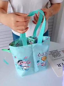 Export Quality - Japanese-style Cartoon Double-cup Reversible Tote Bag