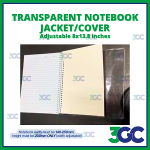 3GC Notebook Cover Set - Regular // Adjustable - 10-Pack Plastic Covers
