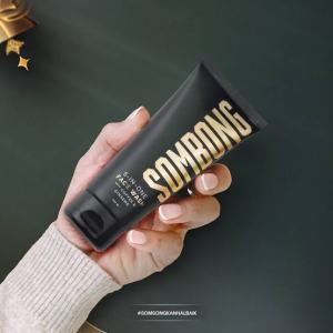 Sabun pembersih wajah pria SOMBONG 5-in-1 Face Wash With Coffee & Ginseng100ml