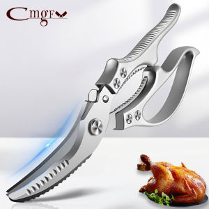Kéo Cắt Xương Gà Bằng Thép Không Gỉ Hạng Nặng Kéo Cắt Sắc Đa Năng Cho Thịt Vịt Cá - Ưu Đãi Ăn Uống