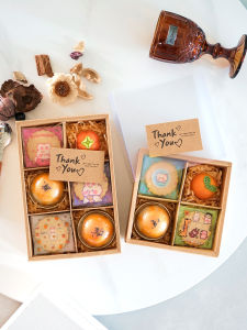 Halloween Themed Biscuit Packaging Box Snowflake Cracker Snack Box Cake Pastry Gift Box Kitchen Baking Supplies DIY Tool