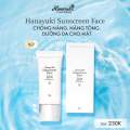 [Hàng Chính Hãng Công Ty 100%] Kem chống nắng hanayuki sunscreen face nâng tone nhẹ tuýp 50g. Kem chống nắng mặt đoàn di băng. Kem chống nắng nâng tone da mặt.. 