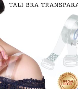 TALI BRA TRANSPARAN BENING SEPASANG MURAH TERBARU