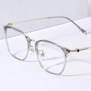 NIANZHEN TR90 Hợp Kim Kính mắt khung người đàn ông vuông thiết kế thương hiệu kính phụ nữ cổ điển siêu nhẹ trọng lượng kính mắt kính 102