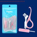 4Pcs/Set Orthodontic Aligner Chewies Teeth Removal Tool Set Silicone Tray Seaters Braces Hook Tools Dental Brace Extractor Kit. 