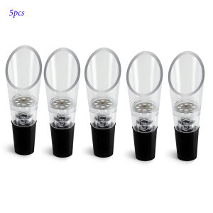 Wine Aerator Pourer Decanter Liquor Bottles Stopper Spout Premium Crystal Wine Pourers Aireators Bar Accessor Wine Lovers